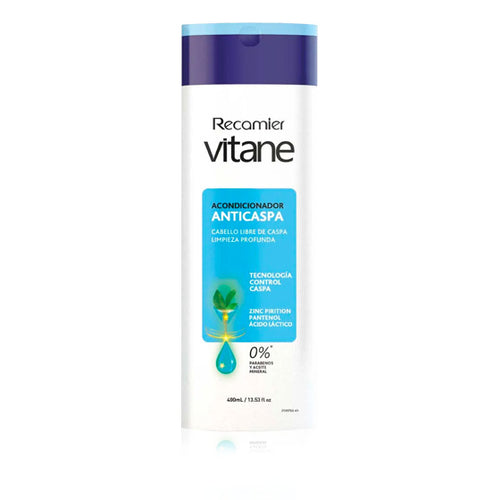 Vitane Acondicionador Mujer Accion Anticaspa 0% Aceite Mineral