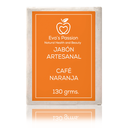 Jabón Artesanal de Café Naranja