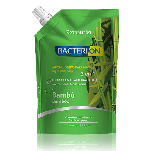 Bacterion Repuesto Jabón Líquido Antibacterial Bamboo