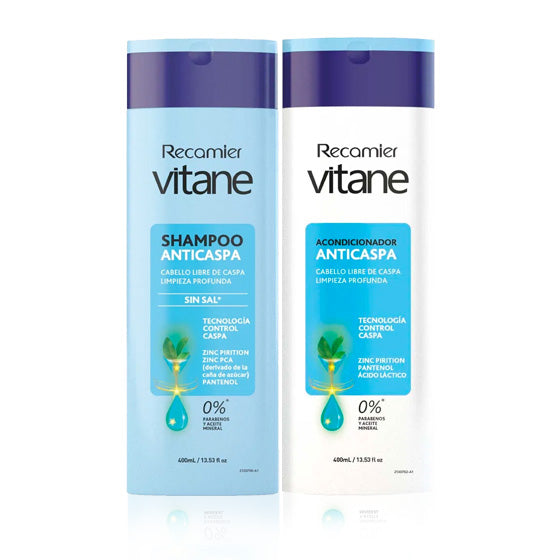 Kit Vitane Mujer Accion Anticaspa 0% Aceite Mineral
